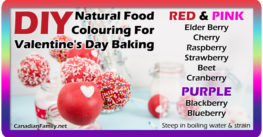 DIY Natural Food Colouring for Valentine’s Day Baking
