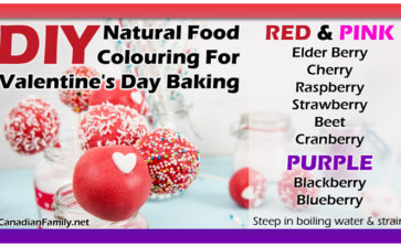 DIY Natural Food Colouring for Valentine’s Day Baking
