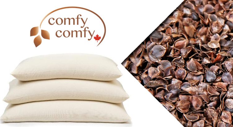 Featured Canadian Product: ComfySleep Buckwheat Hull Pillow Review