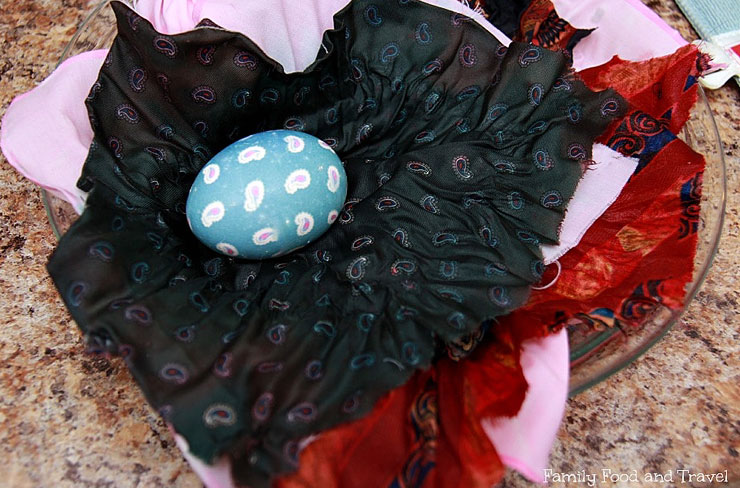 Easy Easter Crafts for Adults - Silk Tie Easter Eggs